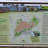 Auf dem Foto ist eine Schautafel mit Bildern und nützlichen Informationen rund um das Naturschutzgebiet Wurzacher Ried zu sehen.