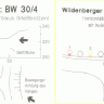 Zwei verschiedene Grafiken des Wildenberges Hanges, in Schwarzweiß. Themen sind Sicherungen und Messeinrichtungen.